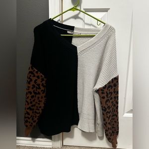 Cheetah sweater